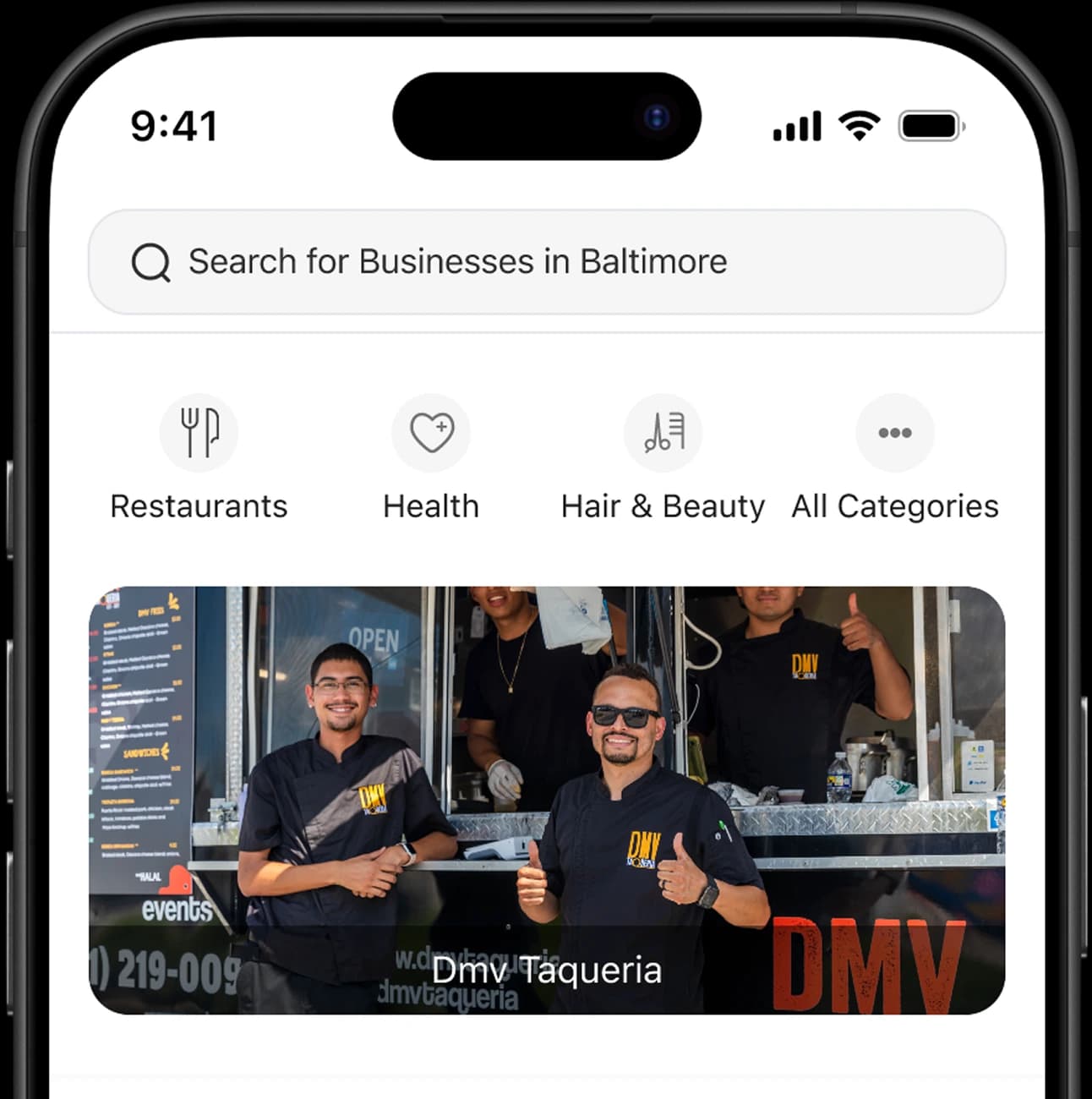 When customers search for anything, catch their attention on the dedicated 852px by 400px banner.